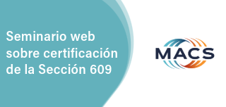 Seminario web sobre certificación de la Sección 609